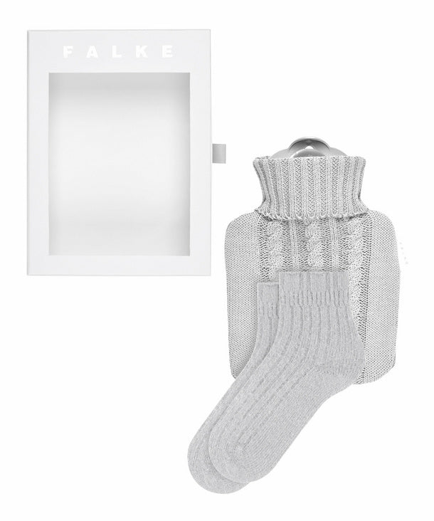 Sovesokk med varmeflaske Bedsock Gaveeske Grå