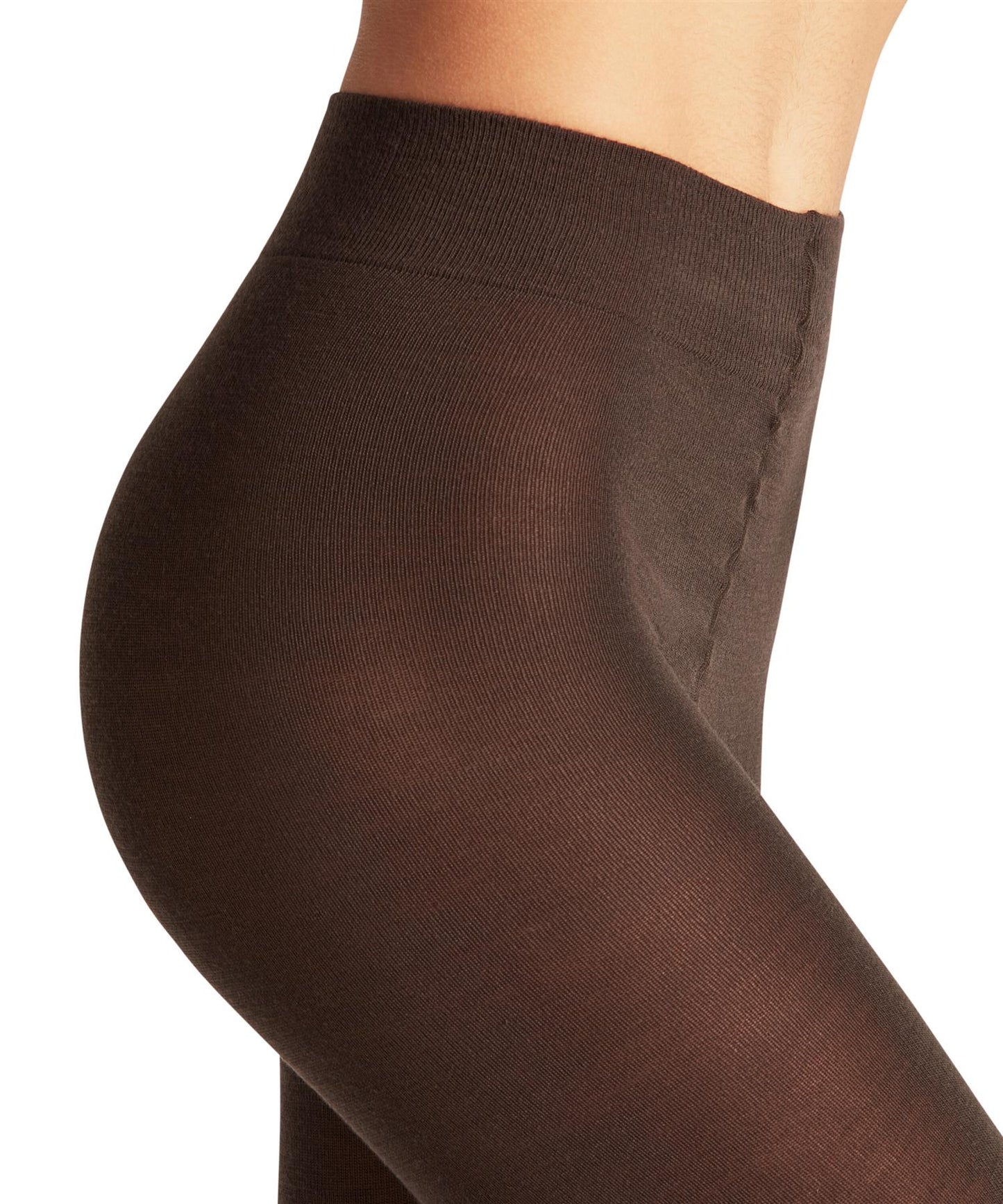 Softmerino strømpebukser Mørkebrun