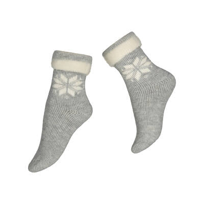 Antonella Alpacka sock Lysegrå