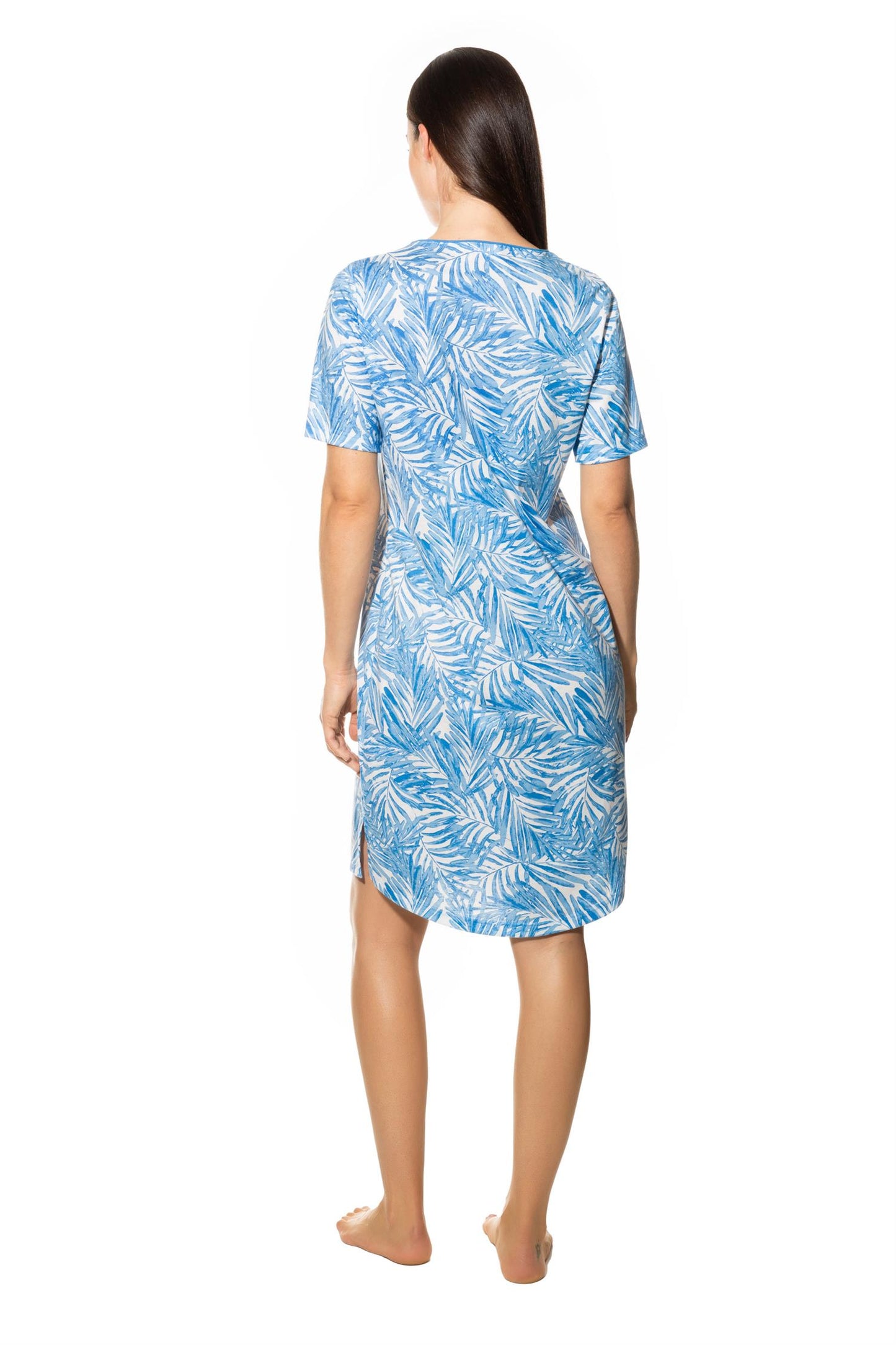 Nattkjole bomull Blå