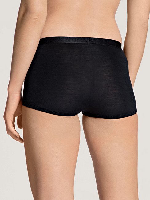 Ull silke truse Black
