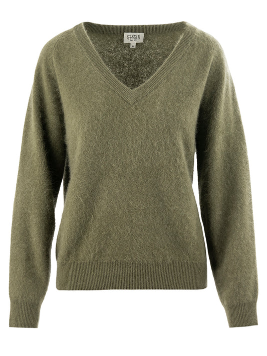 Carina sweater Olivengrønn