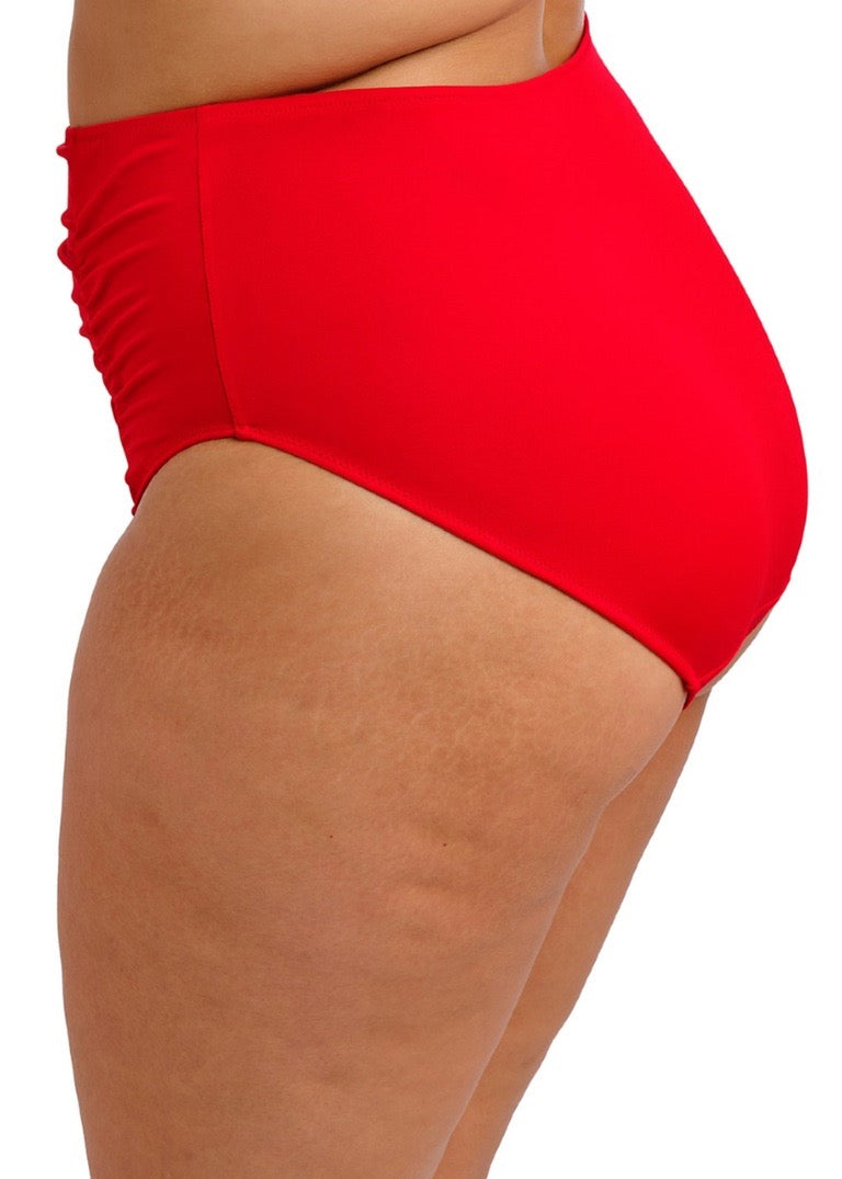 Bikinibukse høy modell Plain sailing Rød