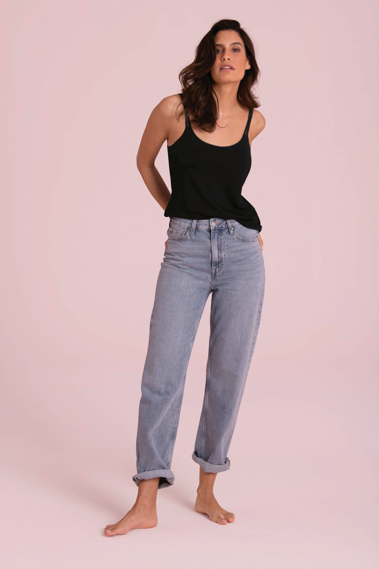 Post mastectomy bra top Black