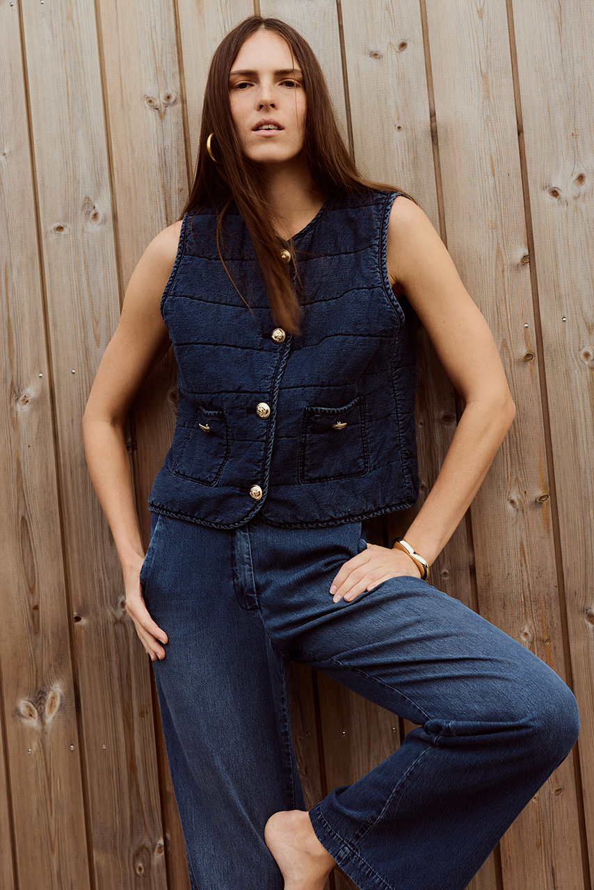 Toscana Trouser Tilbud Indigo