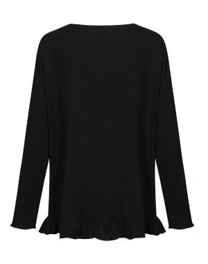 MAYA SWEATER Tilbud Black