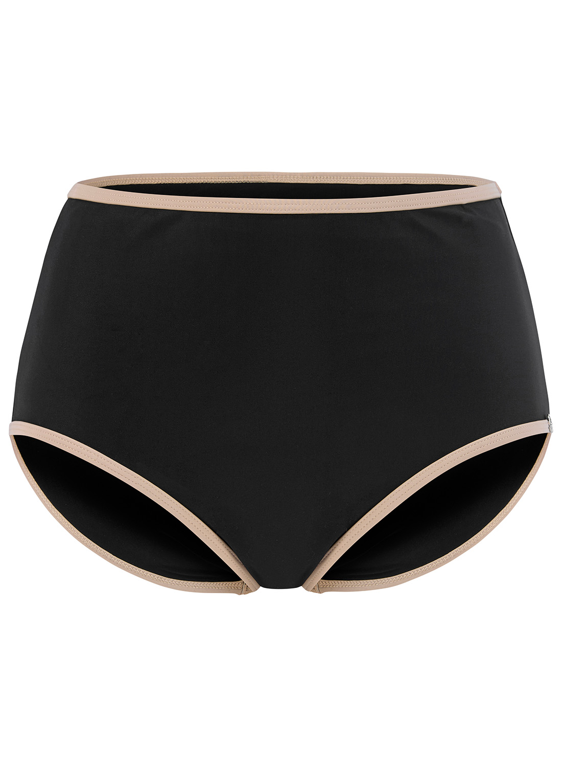 Portofino høy bikinibukse Black