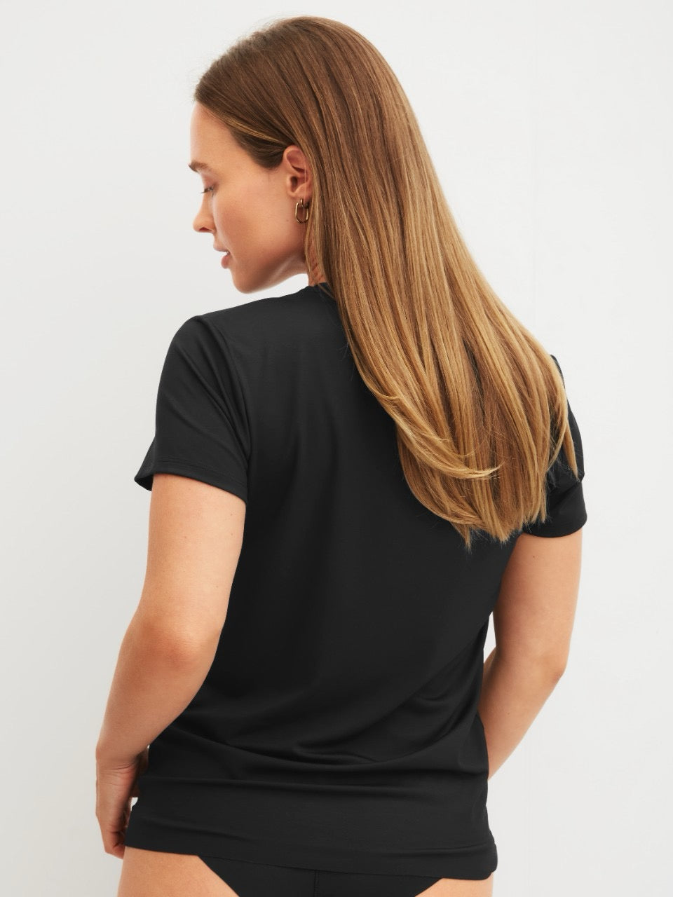 Topp kort erm Black