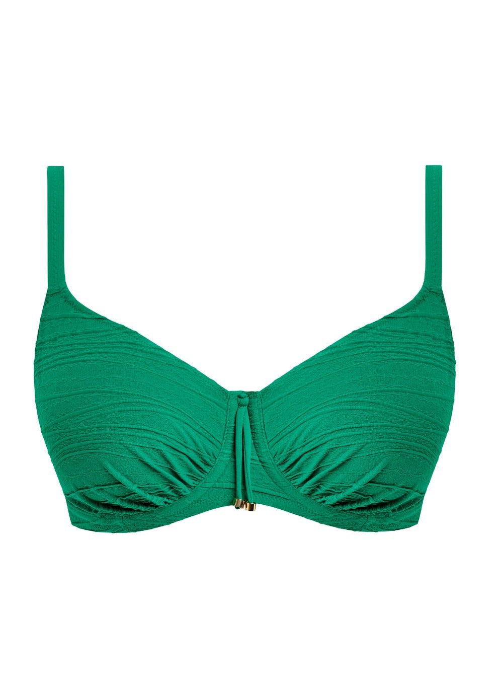 Beach waves bikinitopp med spile Green
