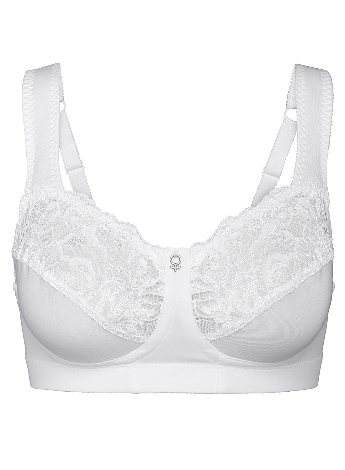 Support soft bra uten spile White