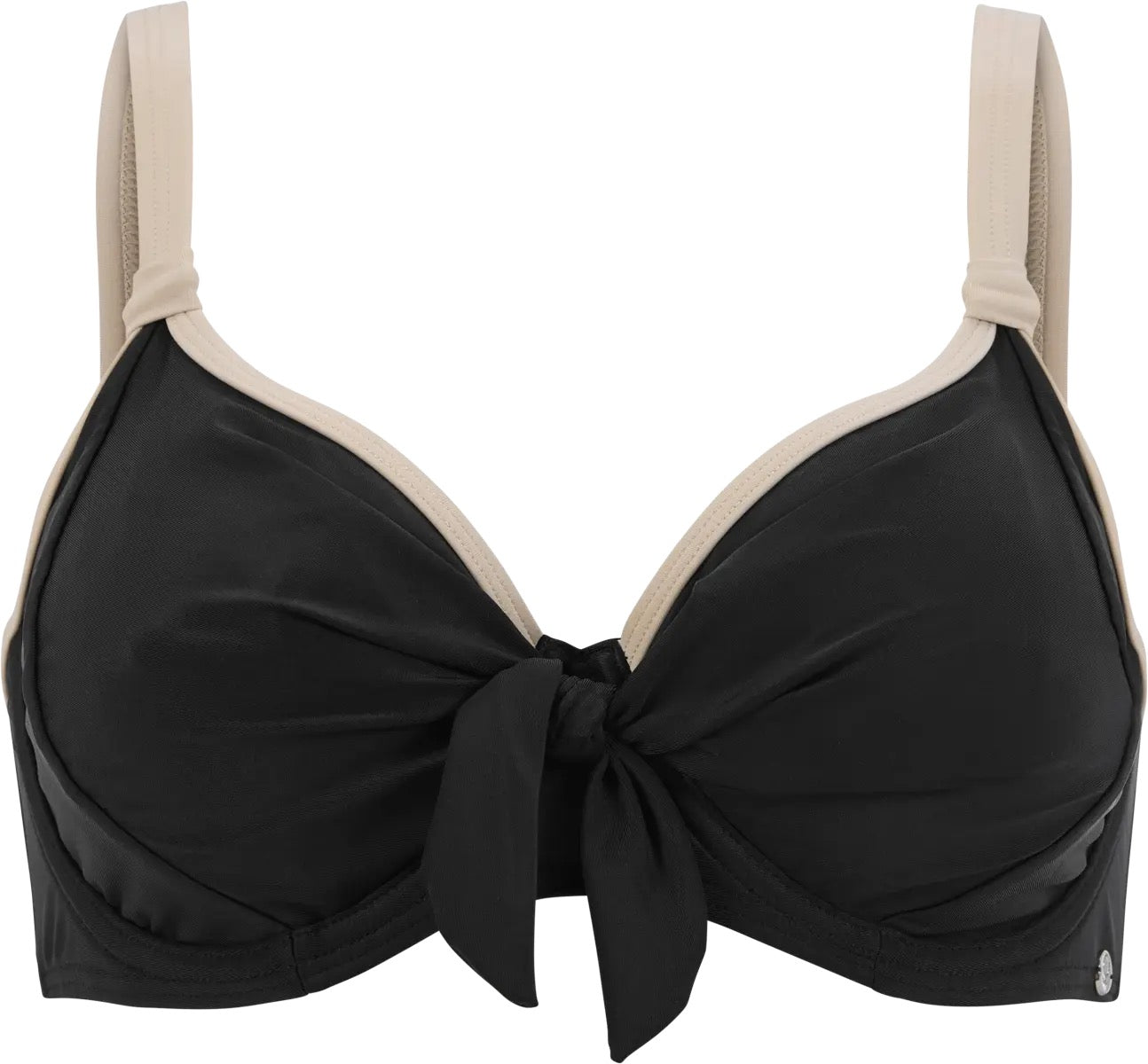 BAHAMAS bikinitopp uvattert med spile Black