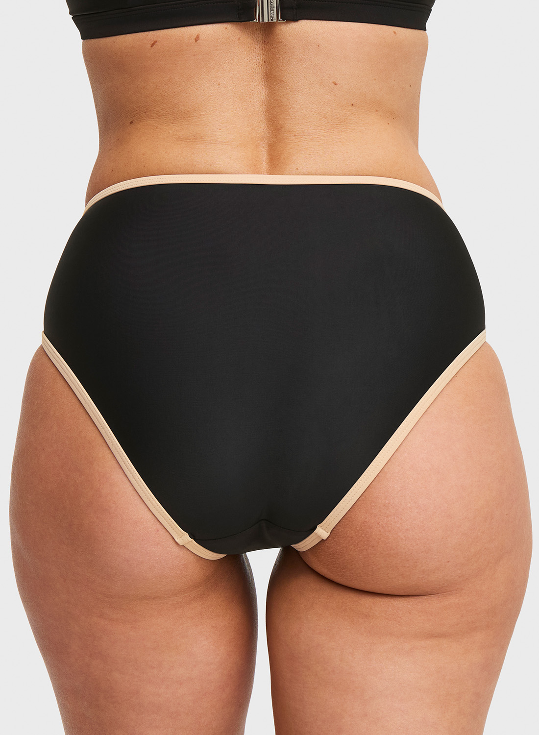 Cuba bikinibukse høy modell Black