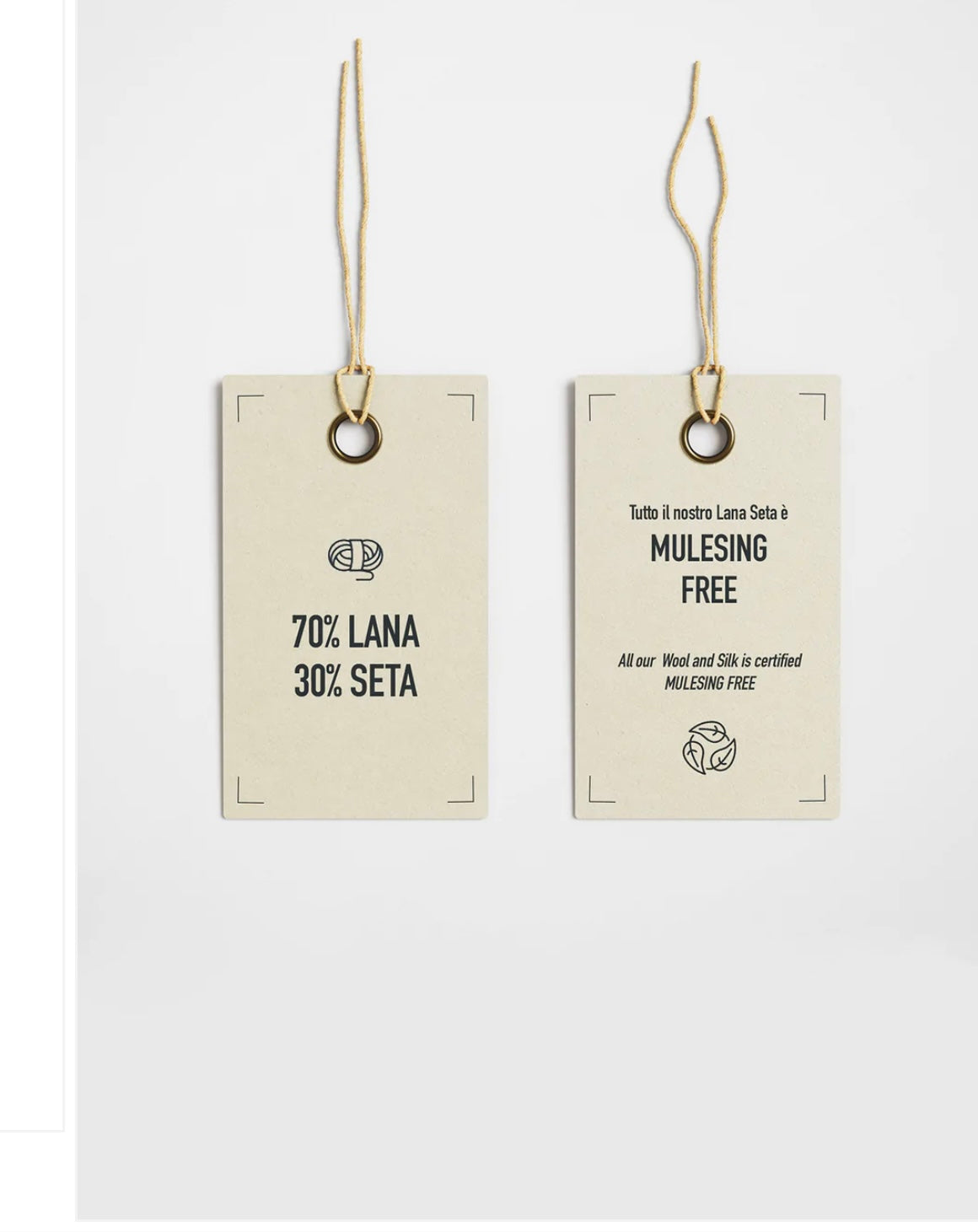 Ull silke top ribbestrikk polo Green