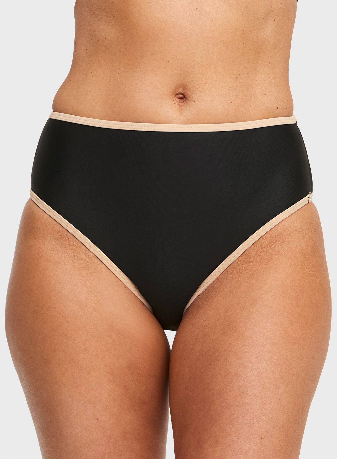 Cuba bikinibukse høy modell Black