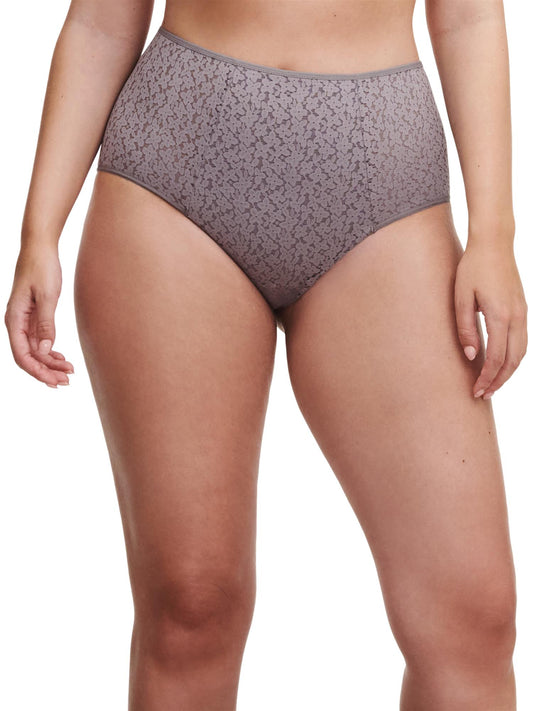 Norah High-waisted full brief Grå