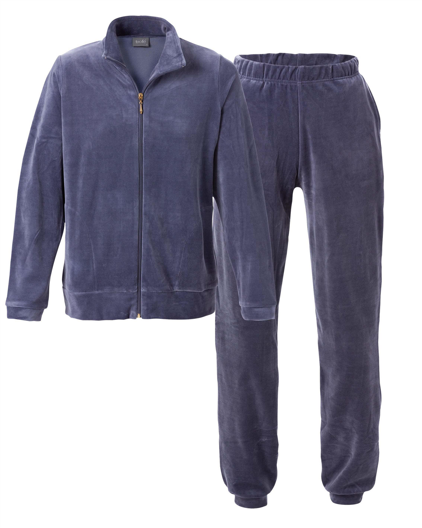 Velour dress Blue
