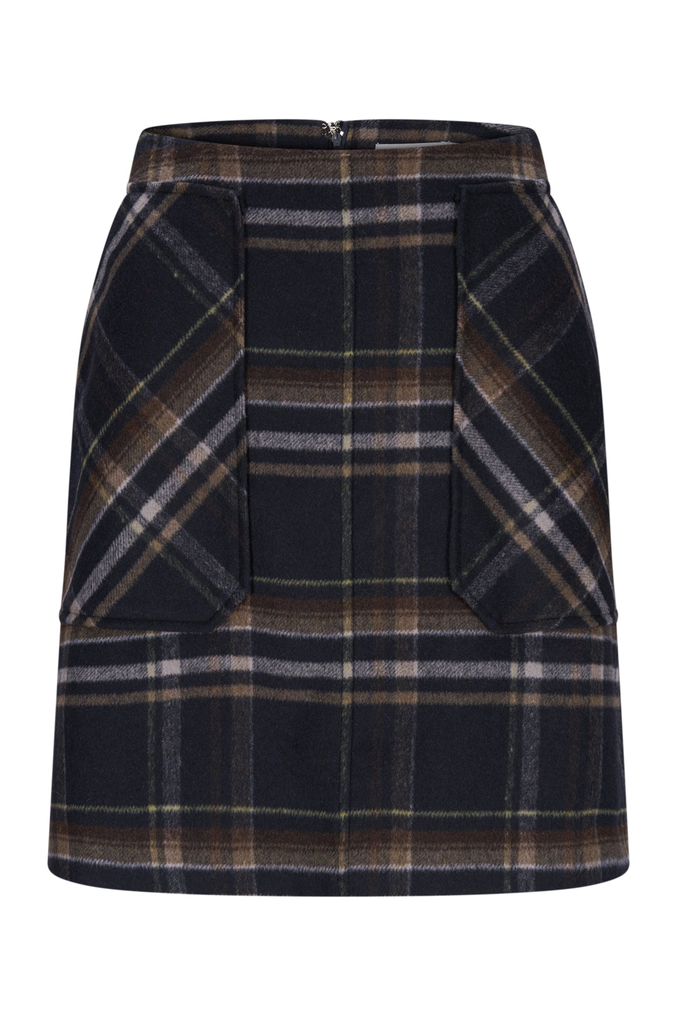Adam Check skirt Navy