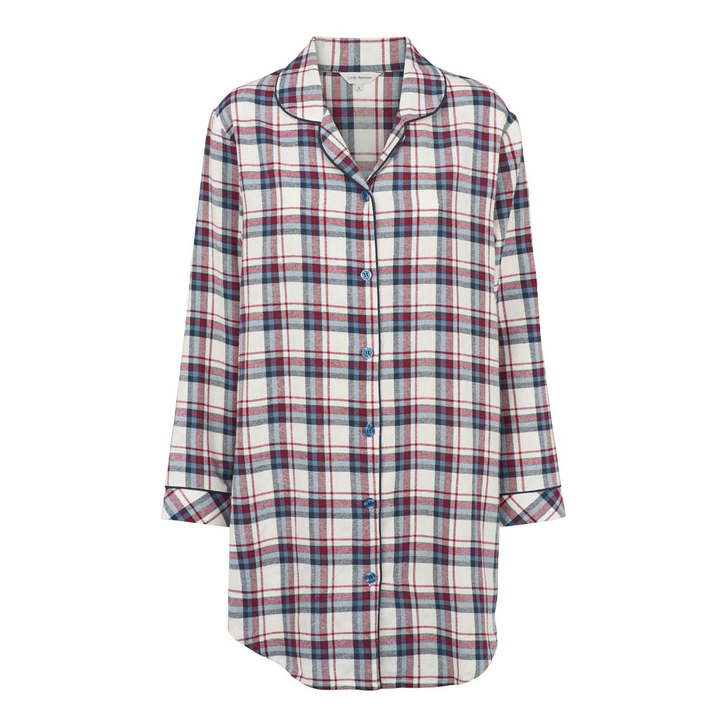 Flanell nattskjorte Tilbud Print