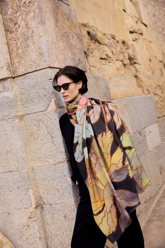 Timeless Night  Scarf Multicolour