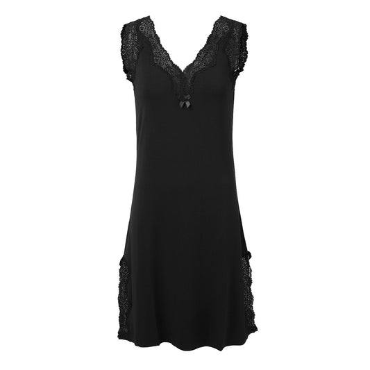 Nattkjole uten erm  Modal Black