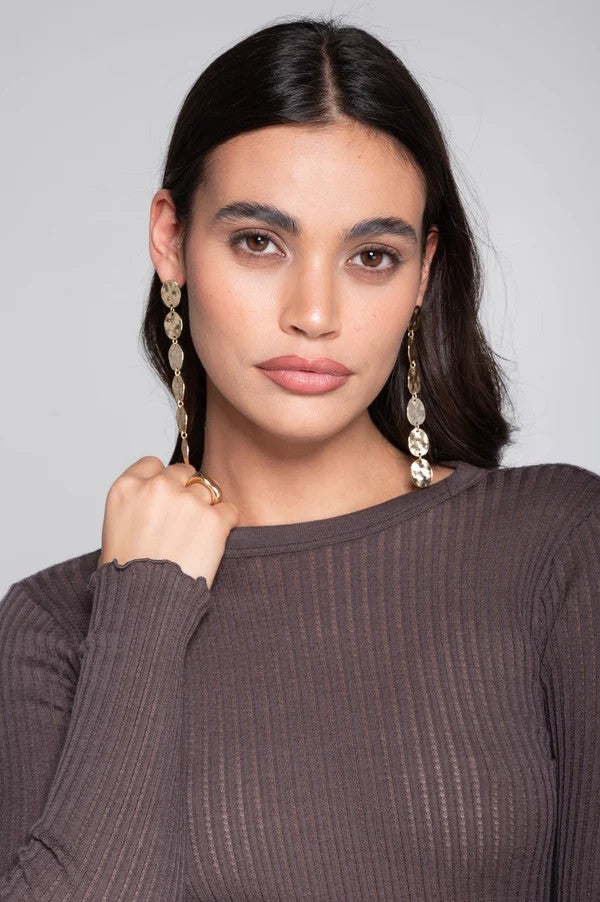 Ull silke top Ny modell Taupe