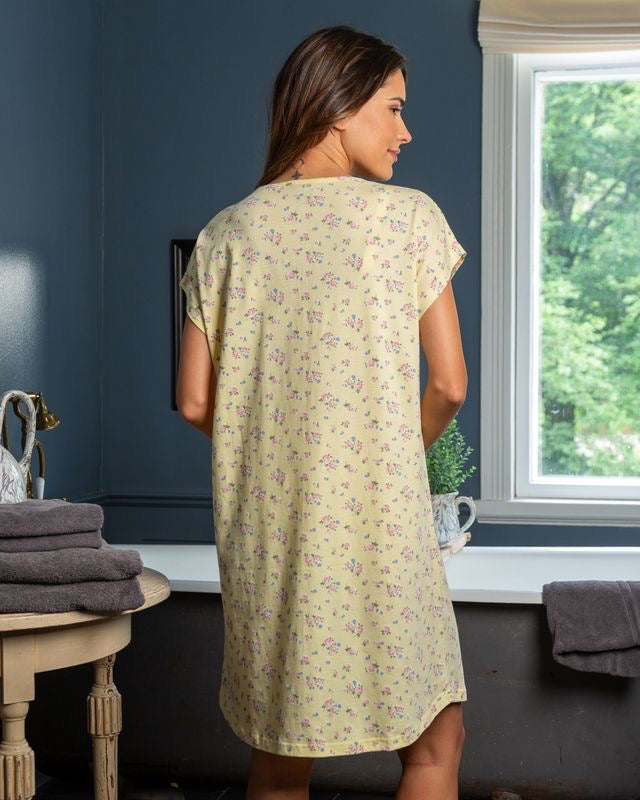 Nattkjole bomull Yellow