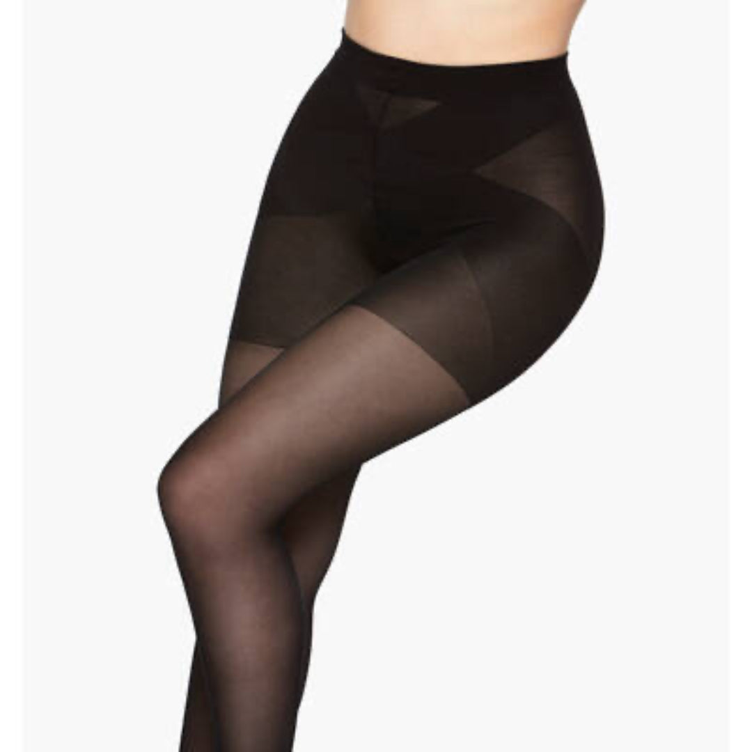 Plus size strømper, Curvy 40 Black