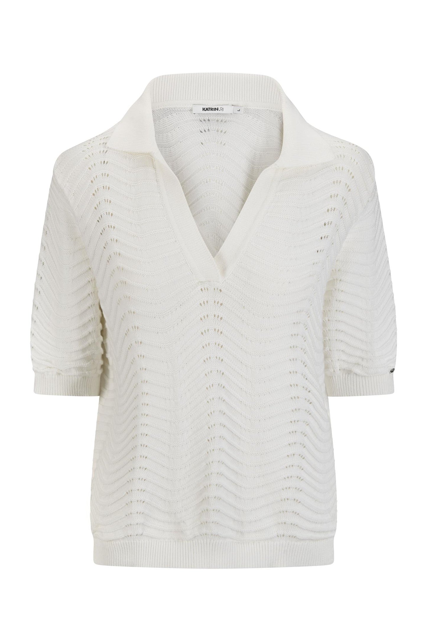 The Wave Michelle Pullover White