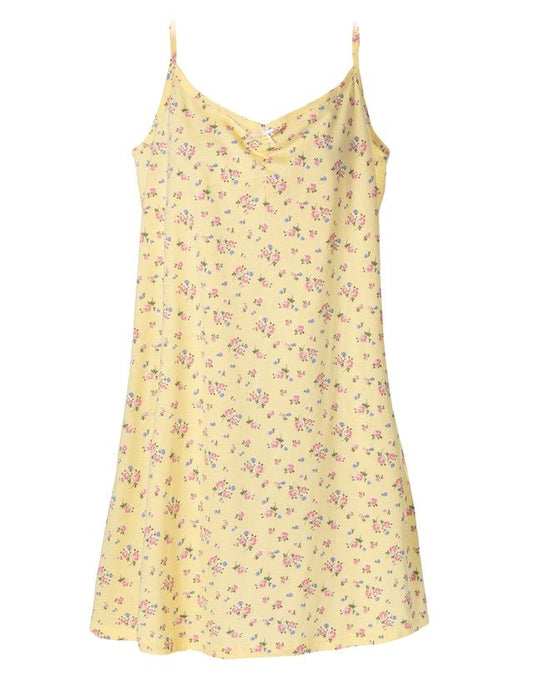 Nattkjole med stropper Yellow