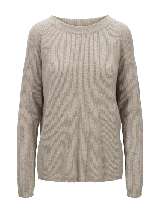 SHANTI sweater Tilbud Sandstone