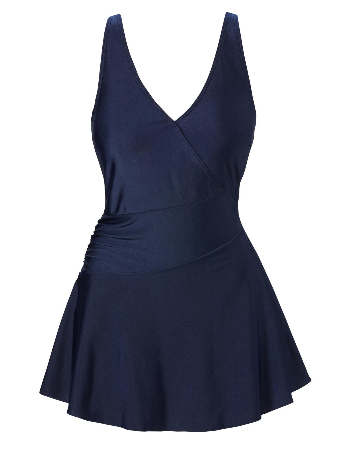Badedrakt med skjørt SOLID SICILY Marine
