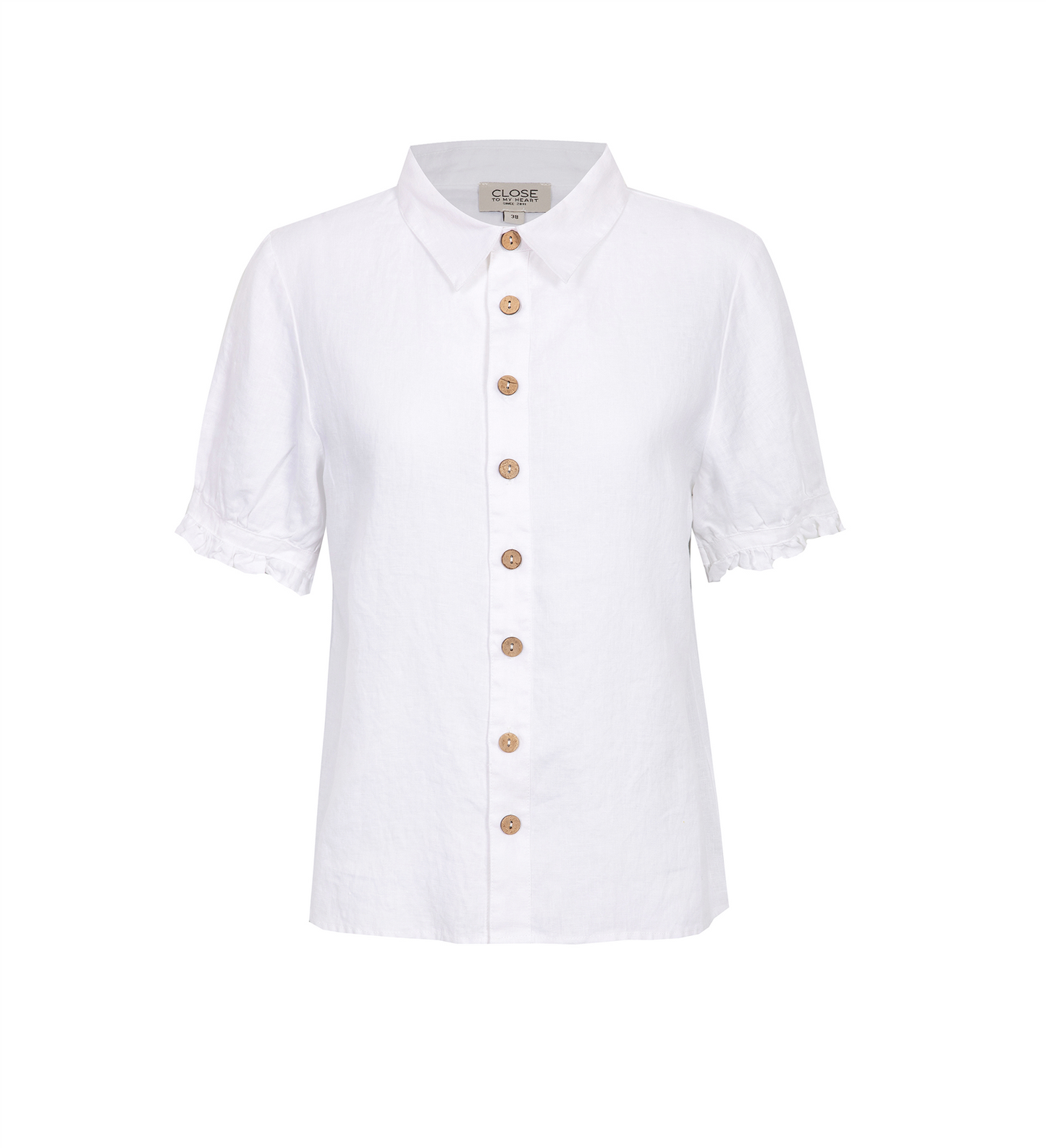 Lucy blouse Linbluse White