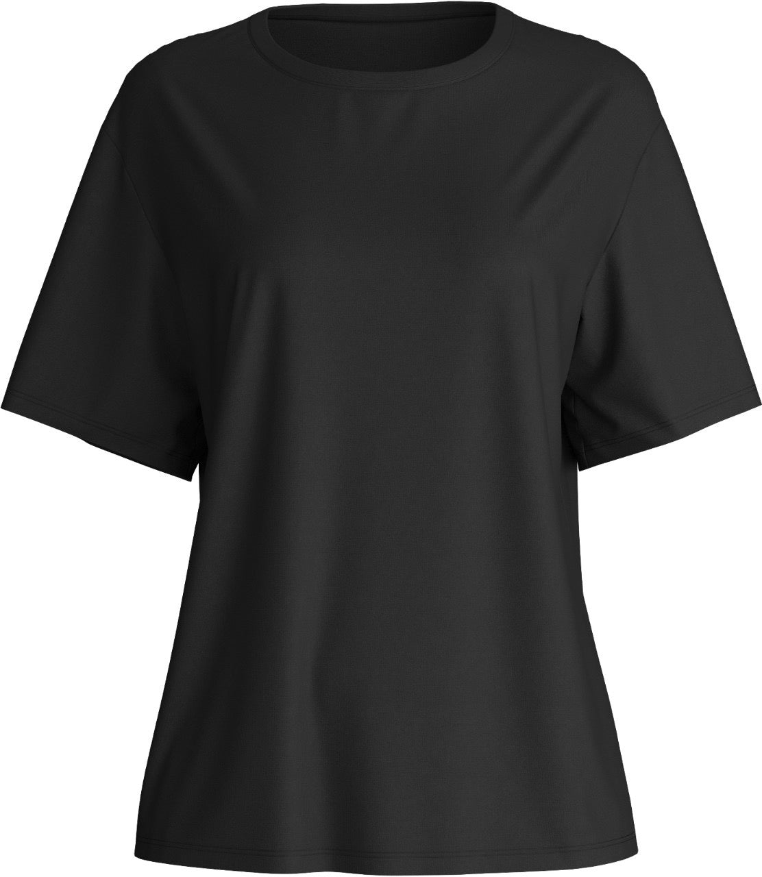 Topp kort erm T shirt Black