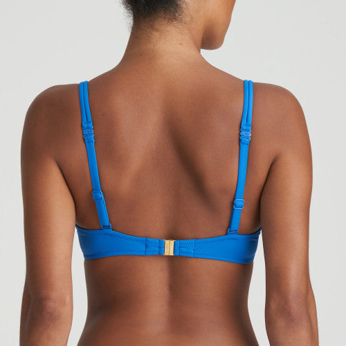 Plunge bikini top Flidais Vattert Tilbud Blue