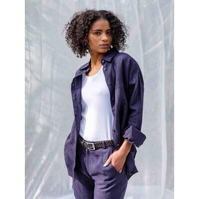 Lana Shirt Tilbud Halv pris Navy