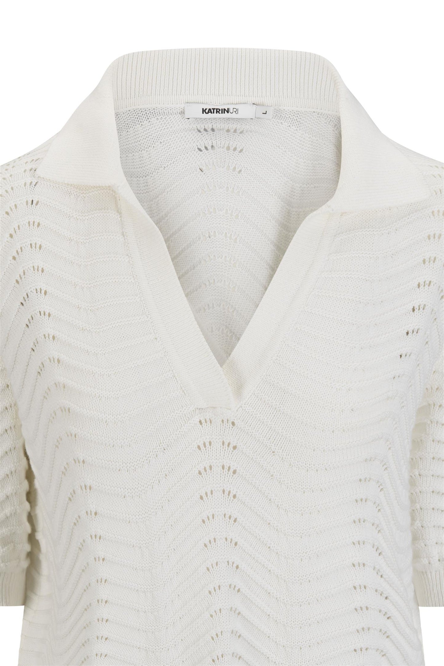 The Wave Michelle Pullover White