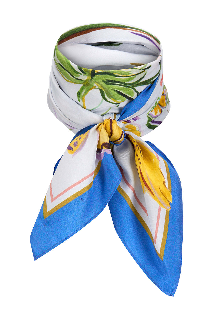 Fantasy Silk Scarf Print