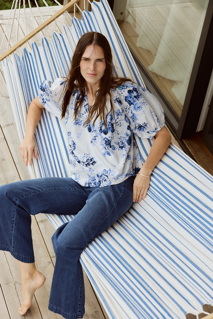 Toscana Trouser Tilbud Indigo