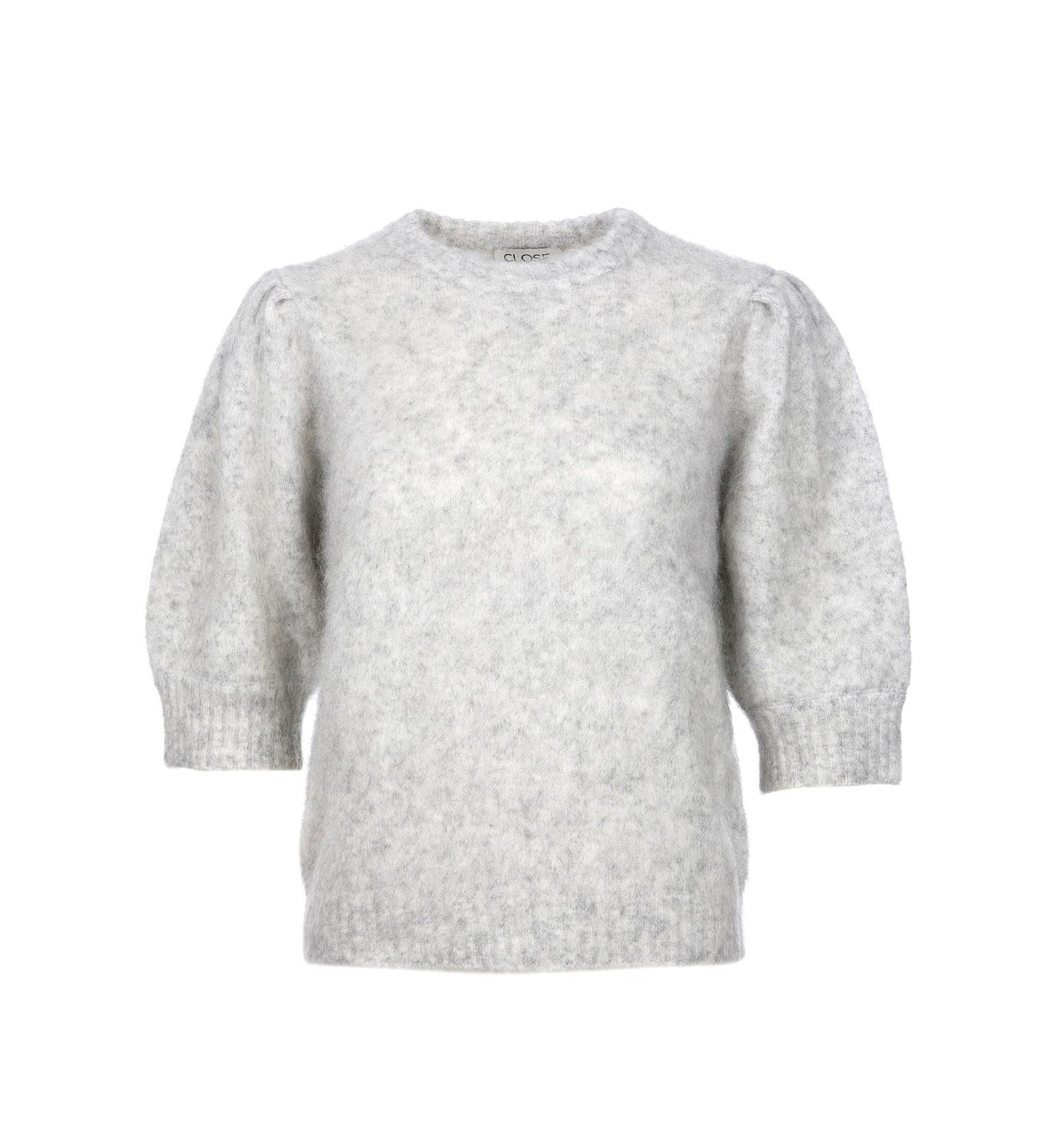 Gemma sweater Tilbud Grey Melange
