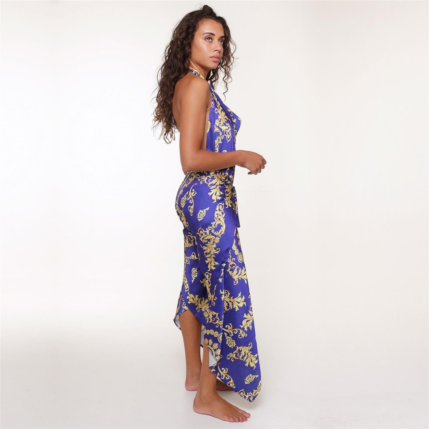 Multifunctional cover-up strandplagg Tilbud Royal Blue