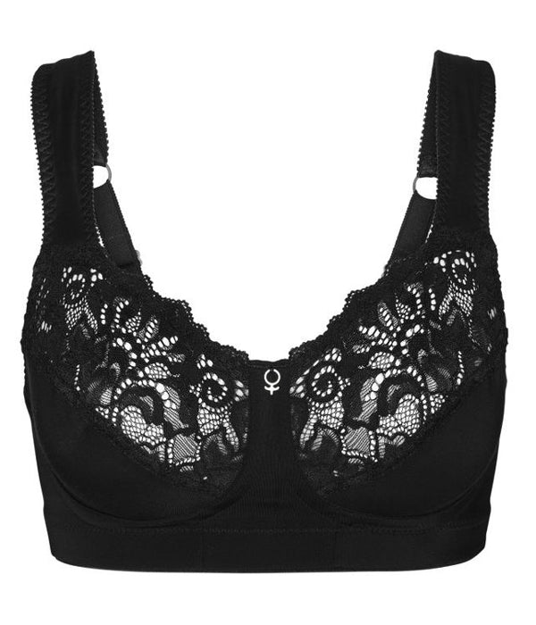 Support Soft bra uten spile Black