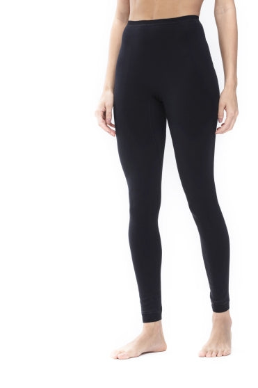 Leggings med fleece Black