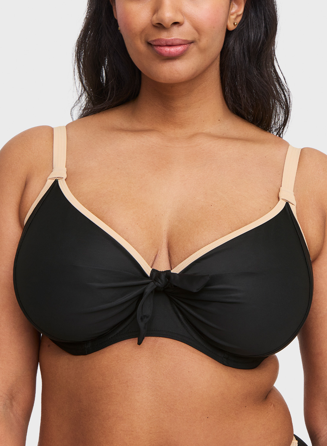 BAHAMAS bikinitopp uvattert med spile Black