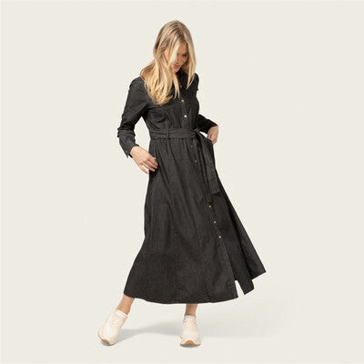 Dina Denim  Dress Olakjole  Tilbud Black