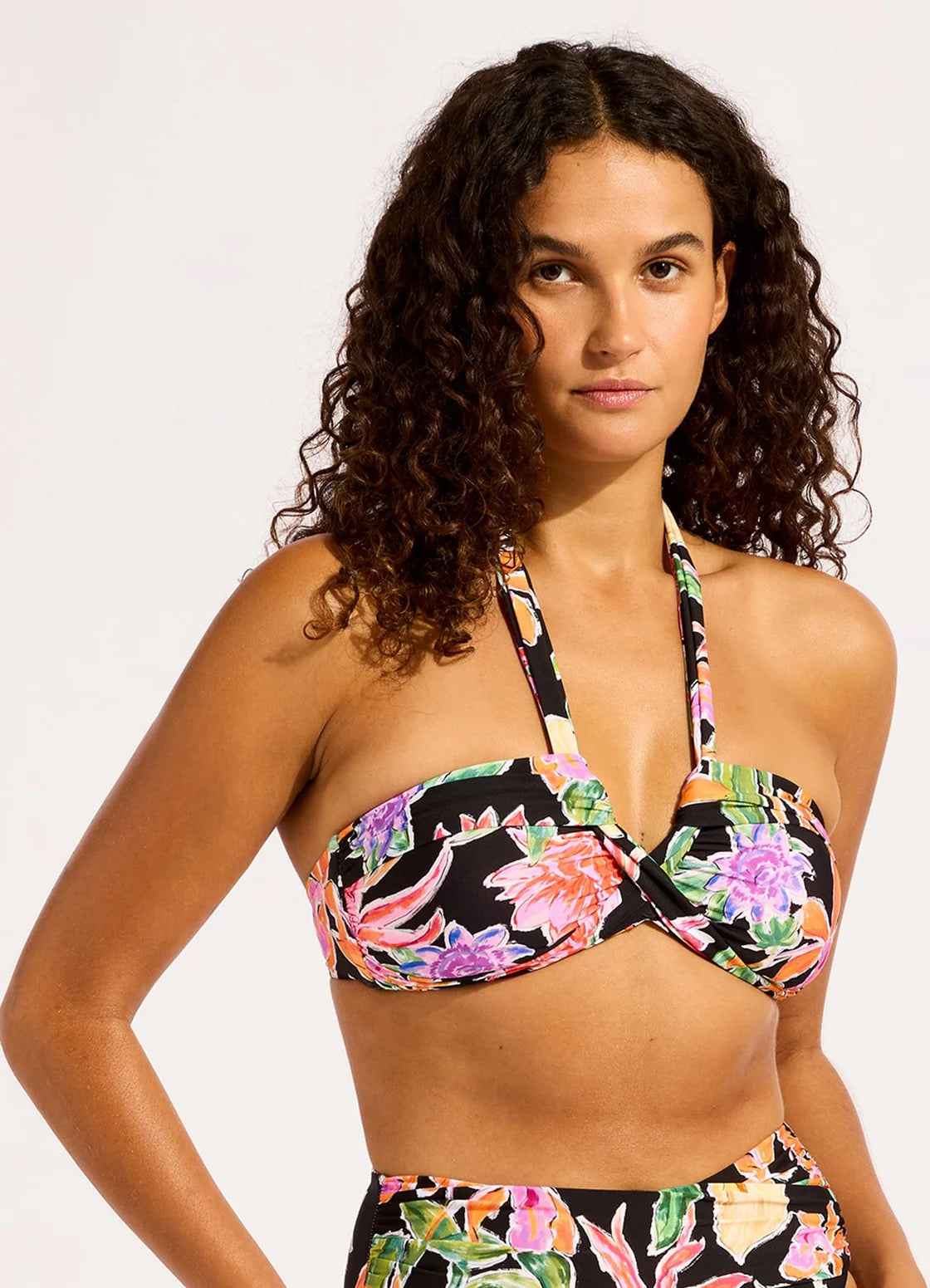 Halter Bandau  Bikinitopp S.Collective Black