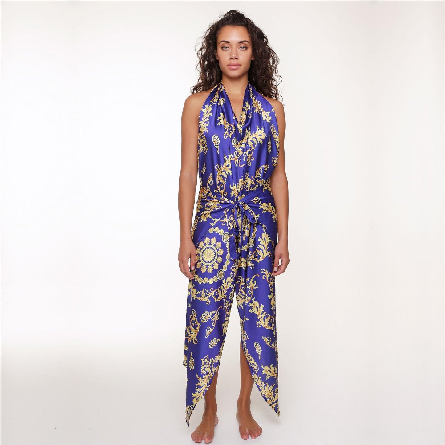 Multifunctional cover-up strandplagg Tilbud Royal Blue