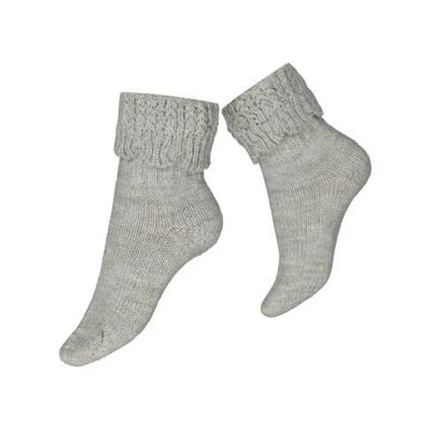 Sarah Alpaca sokk Grey Melange