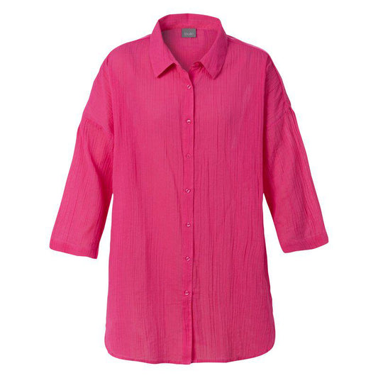 Storskjorte bomull Pink